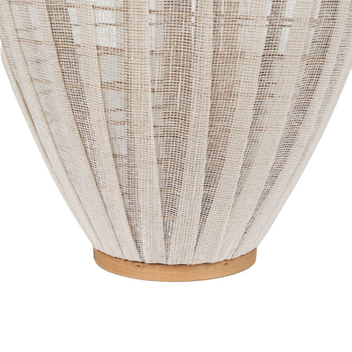 Lykta Beige Naturell Bambu Glas 38 x 38 x 70 cm